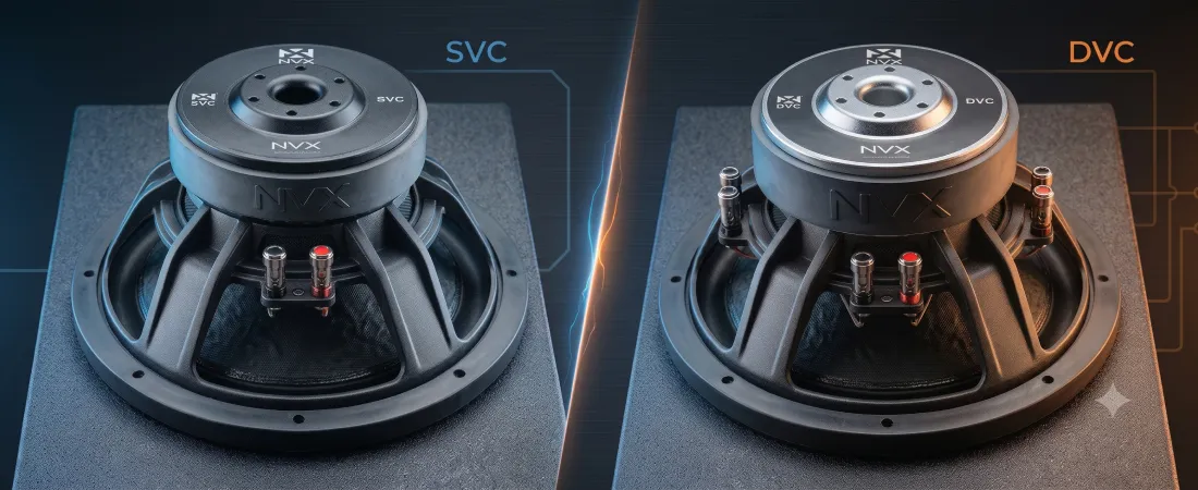 NVX SVC vs DVC Subwoofer Comparison